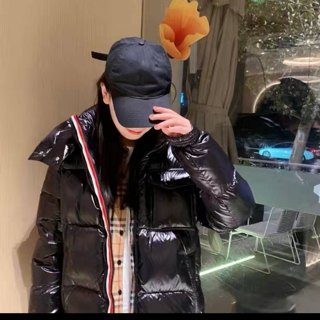 Men's winter down jacket fashion trend down jacket parka coat NFC scanning vest winter jacket luxurious thick QR code Doudoune