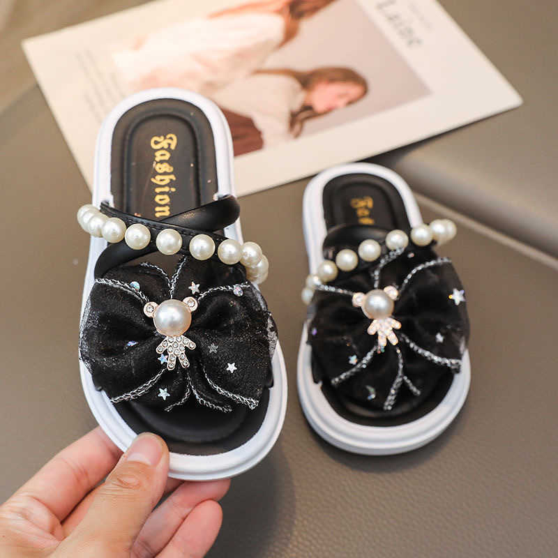 Slipper Girls' Slippers Summer 2025 New Indoor Home Outdoor Wear Non-Slip Soft Sole Durable Cute Princess Style Cool Slippers