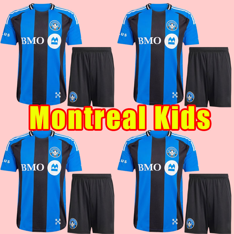 Kids Child 25/26 CF Montreal Soccer Jerseys WANYAMA CHOINIERE OFFOR QUIOTO IBRAHIM CAMACHO MILLER 2025 2026 men Football Shirts Uniforms enfants 16-28