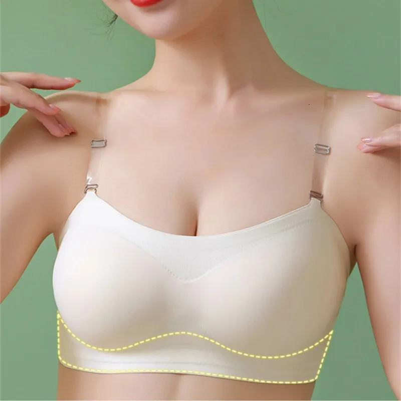 Strapless Bras For Women Seamless Underwear Push Up Nonwire Bra Tube Crop Tops Summer Comfort Female Lingerie Padded Top 250724