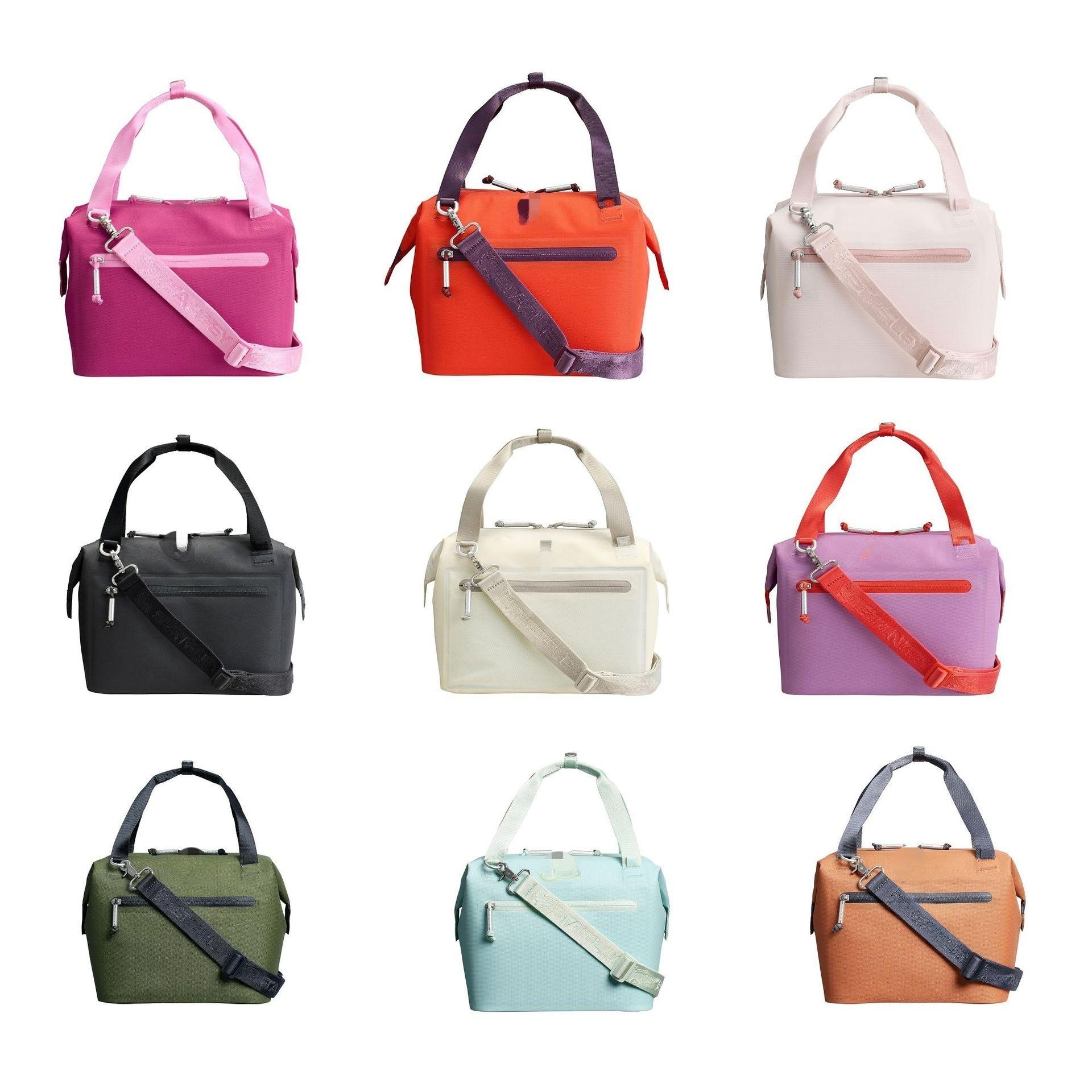 Lunch bag whole day recycled polyester ice bag 12 hour cooling travel ice bag all 40 ounce cup crossbody bag with phone pocket Travel bag