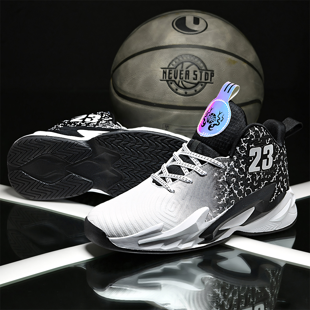 902- New basketball shoes for men, cement floor training, indoor and outdoor practical use, sports shoes for primary and secondary school students, and children