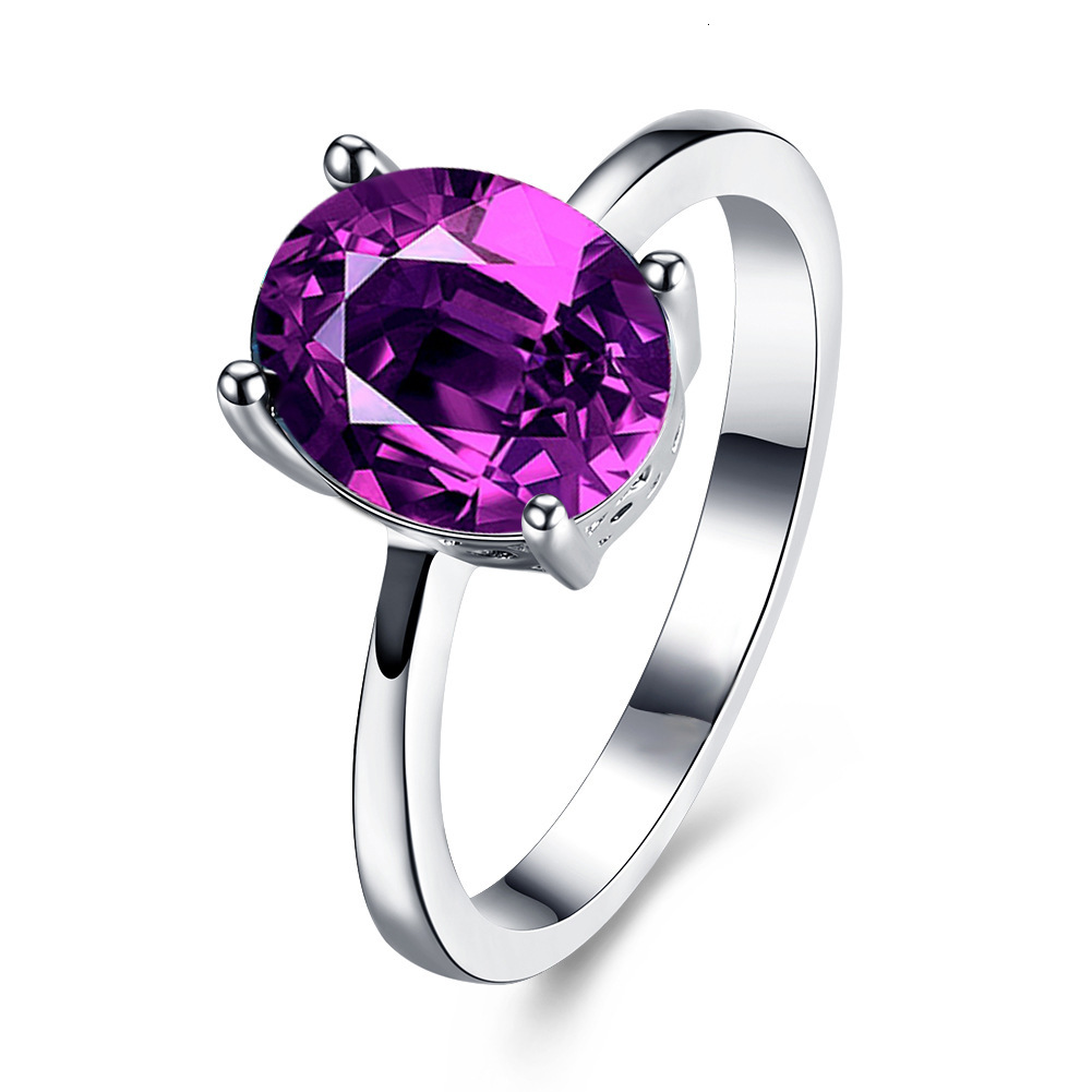 2025 New Style Jewelry In Various Colors Fashionable Geometric Color Zircon Designer Jewelry Wedding Rings Simple And Individual Diamond Rings For Wom