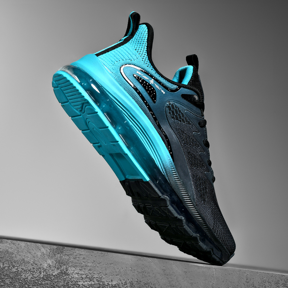 6662- New sports shoes, basketball shoes, full-length air cushion mesh, breathable running, thick sole, shock-absorbing air cushion shoes