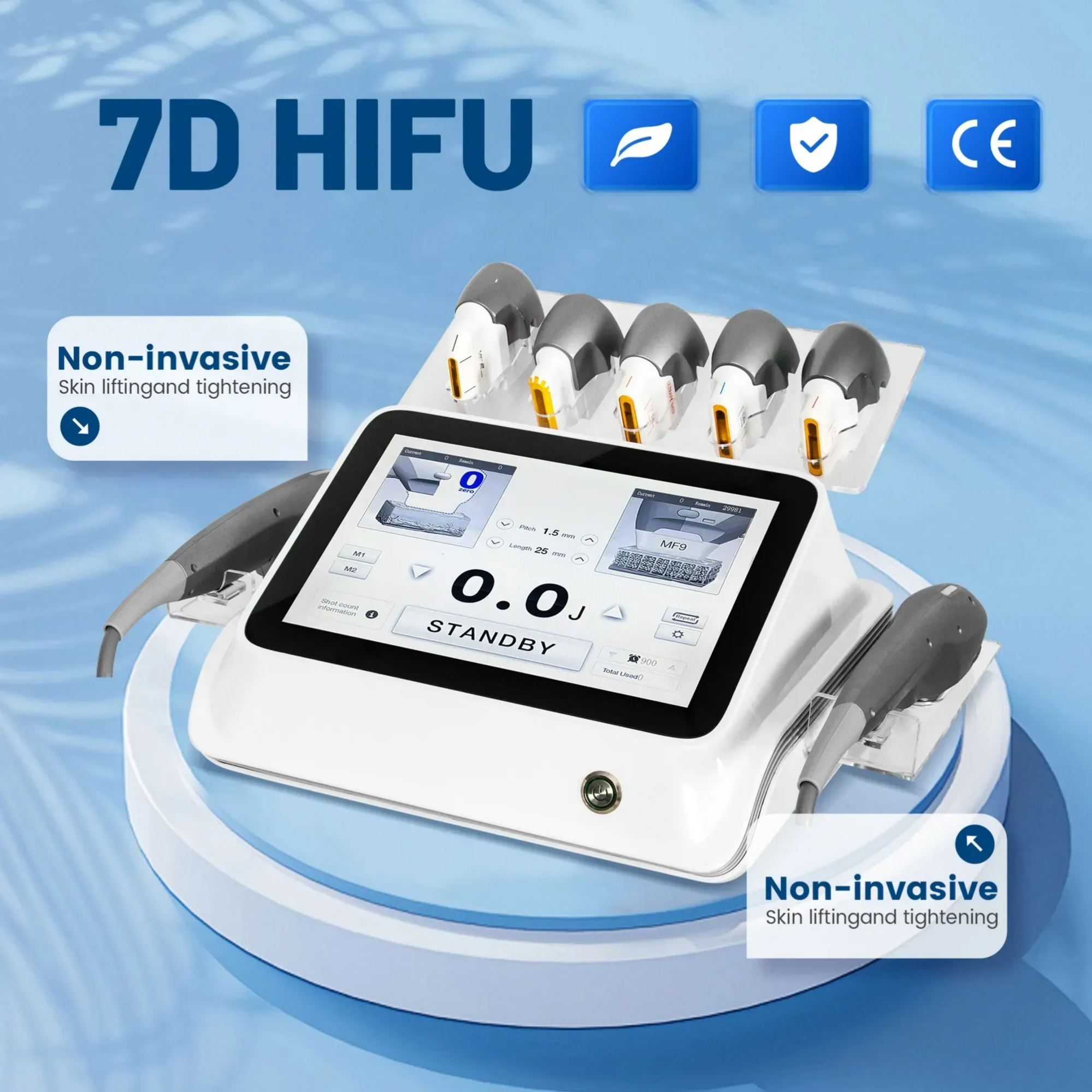 NEW 7D Beauty SPA Machine Body Tightening Burning Fat Skin Firming Slimming Body Sculpt HOT