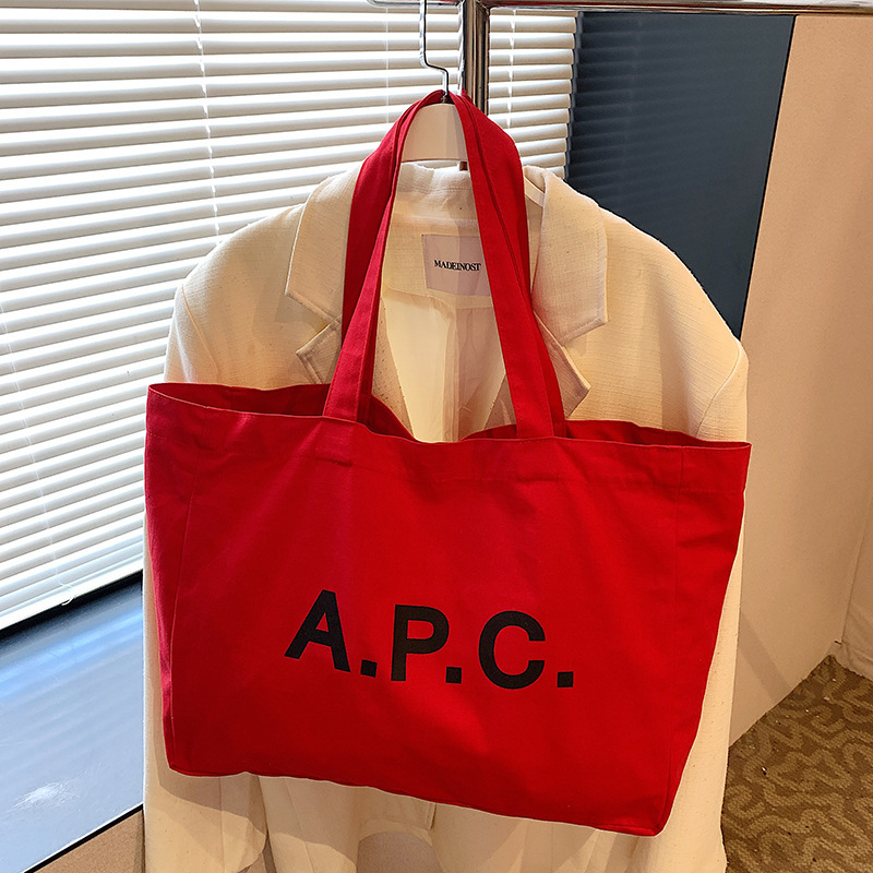 Designer bag 2025 New Large Capacity Commuter Versatile Canvas Bag Shopping Bag Handbag Tote Bag APC Shoulder Bag Luxury bag
