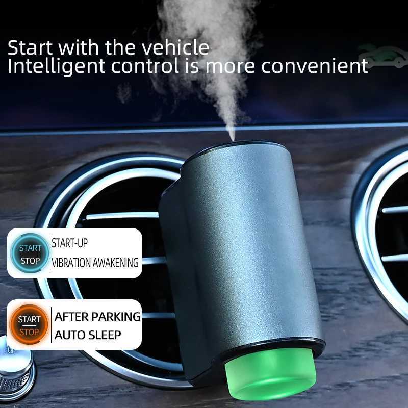 Smart Car Air Freshener Diffuser Three Adjustable Modes Intelligent Car Aroma Diffuser with 3pcs Essential OilXJ250801