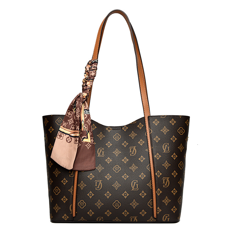 Luxury Women's Work Handbag With Free Shipping Designer Fashion Vintage Single Shoulder Bag New Large Capacity Casual Shopping Bag Classic And Ve
