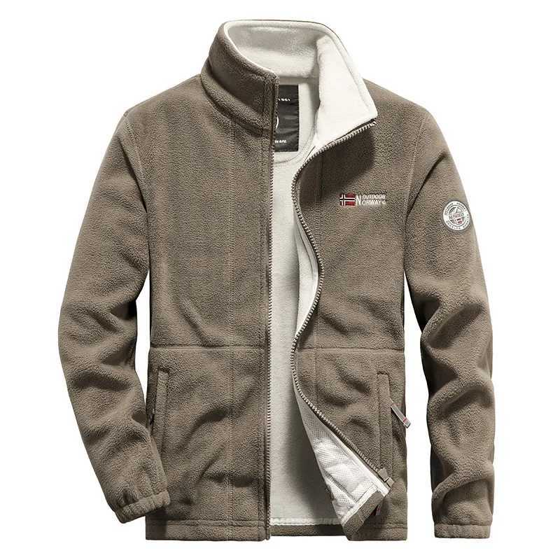 Outdoors Winter Polar Fleece Jacket Men Thermal Fleece Tactical Sports Coat Military Softshell Hiking Outdoor Army Jackets Z250802