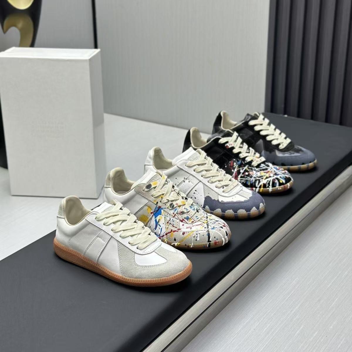 With Box Mm6 Shoe MargelaGats Shoes Classic Casual Designer Sneakers Trainers Women Margela Gats Shoes Designer Shoes Men Sneakers For Men Chaussure Size 38-46