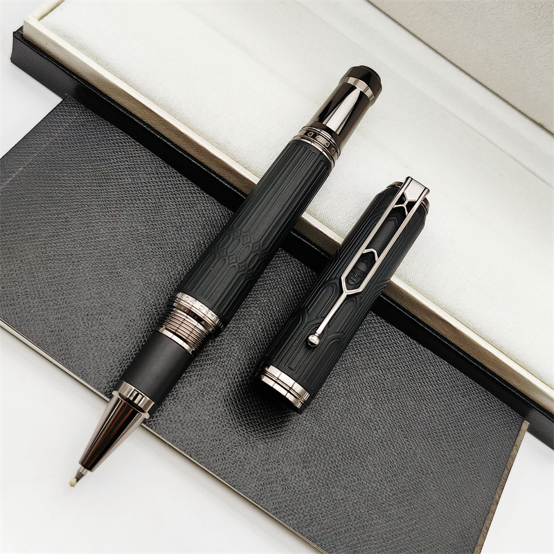 Limited Edition Writers Victor Hugo Ballpoint Rollerball Pens Unique Cathedral Statue Design Fountain Pens Luxury Writing Gift With Serial Number