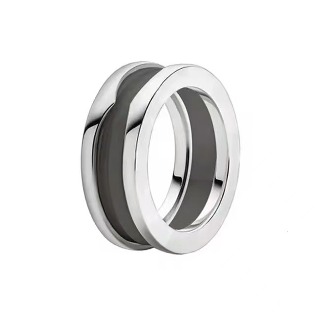 Wholesale Of 2025 New Designer Jewelry Wedding Rings Charity Edition Black And White Ceramic Rings Classic Couple Rings For Both Men And Women