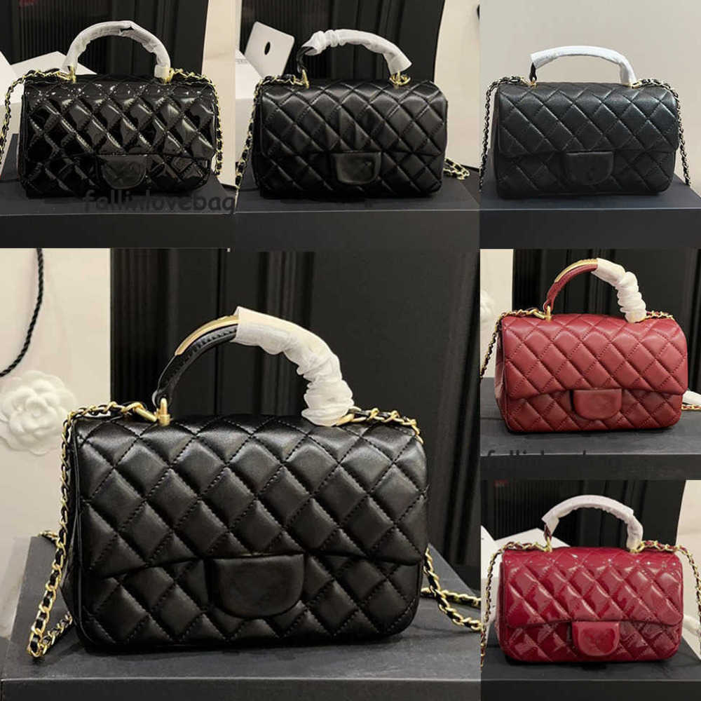 Evening Bags Ladies Crossbody Bag Designer Luxury Metal Handle Mini Handbag Classic Fashion Sheepskin Name Flip Bag trend Shoulder bag Cosmetic Cases Makeup bag 07