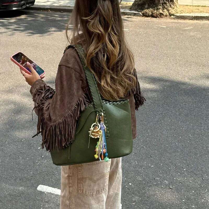 hoodie Fashion Tassels Faux Suede Jacket For Women Long Sleeve Lapel Single Breasted Vintage Coat Autumn Winter New Lady Outerwear jacket345