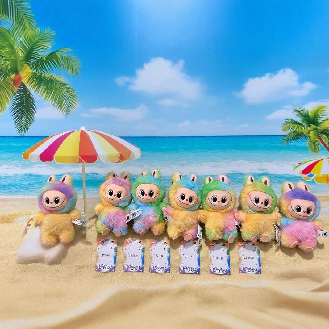 POPMART Labubu 4th Generation Pendant Bubble Mart Blind Box Sitting Party Vinyl Plush Toy L250802