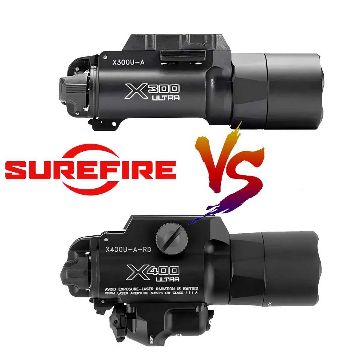 X300 Ultra VS X400 Ultra X300V X300V-IR X400 X400V Airsoft Weapons Scout Light Tactical Pistol Gun Hunting Flashlight Z250802