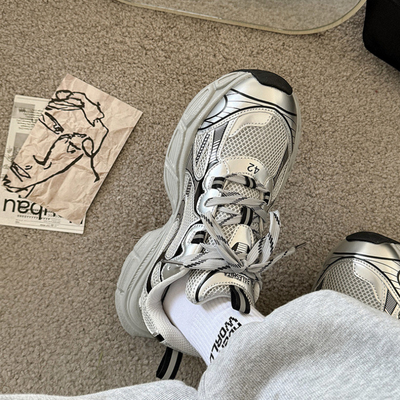 free shipping for designer Running Shoes Thick-soled height-increasing dad shoes high-end couple casual sports shoes