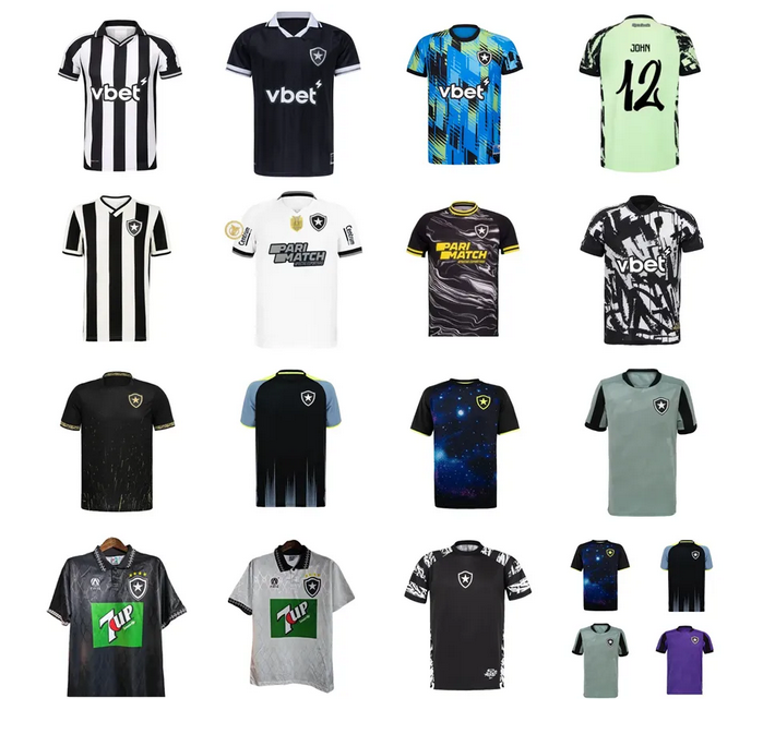 1995 2025 2026 Botafogo FR Soccer Jerseys Women Men O.SAUER M.BENEVENUTO SOARES MATHEUS HONDAVICTOR 2025 2026 Home Away BERNARDO Shirts Training Football Shirts
