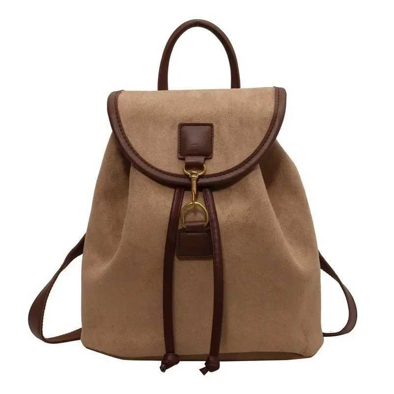 Fashion Womens Stylish Double Shoulder Backpack Large Capacity College Book Bag with Elegant Design Trendy Handbag for Students Z250802