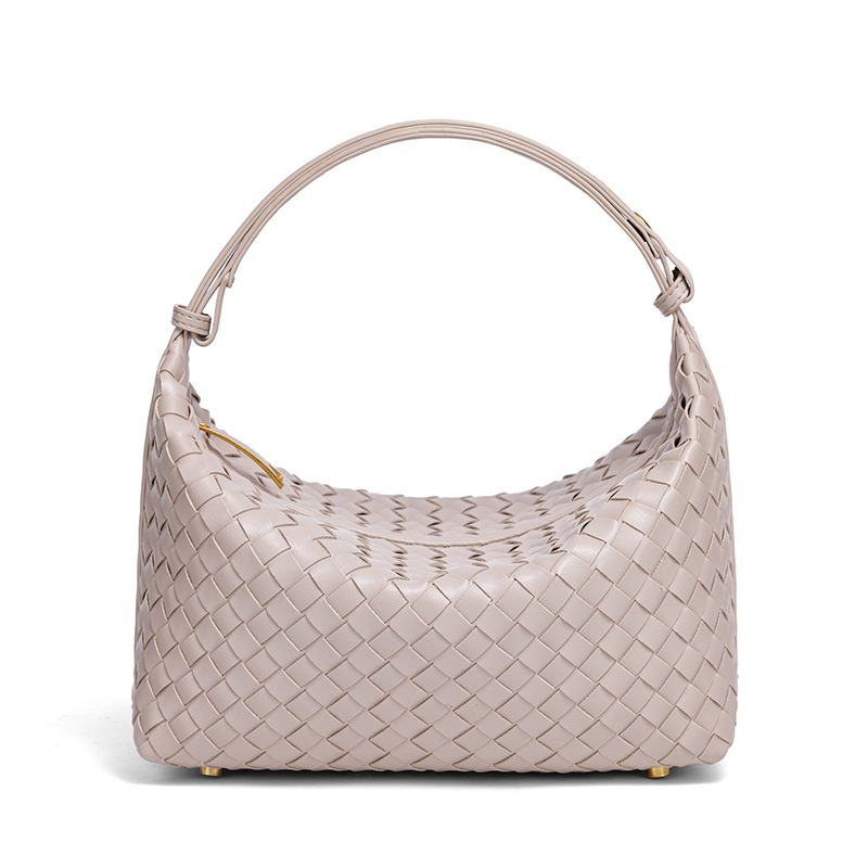 2025 new Hand - woven Women's Fashionable Shoulder and Cross - body Bags Casual and Simple Hand - held Lunch Box Bags