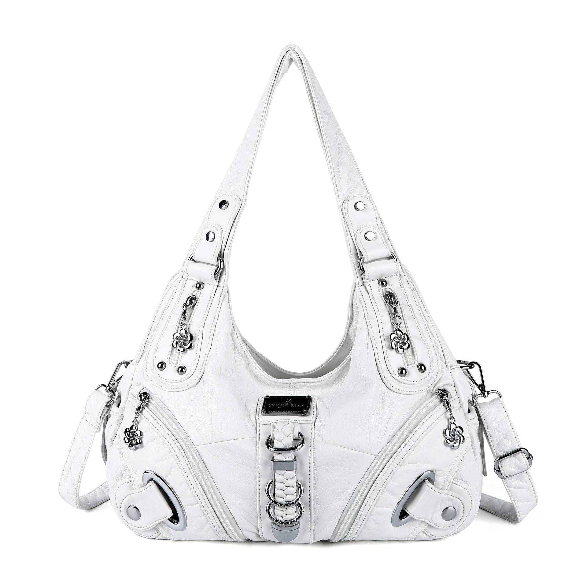 Angel kiss Women Handbags Fashion Shoulder Bag Large Tote Top-handle Shopping Pack Multifunctional Satchel Lady Hobos Purse