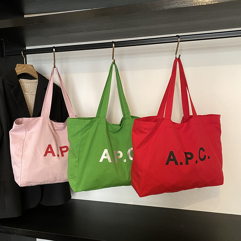 Designer bag 2025 New Large Capacity Commuter Versatile Canvas Bag Shopping Bag Handbag Tote Bag APC Shoulder Bag Luxury bag
