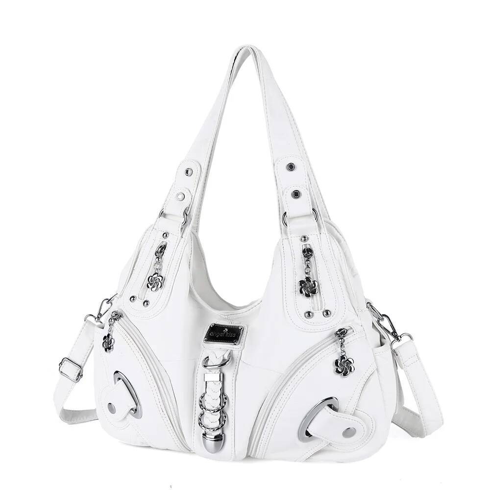 Angel kiss Women Handbags Fashion Shoulder Bag Large Tote Top-handle Shopping Pack Multifunctional Satchel Lady Hobos Purse