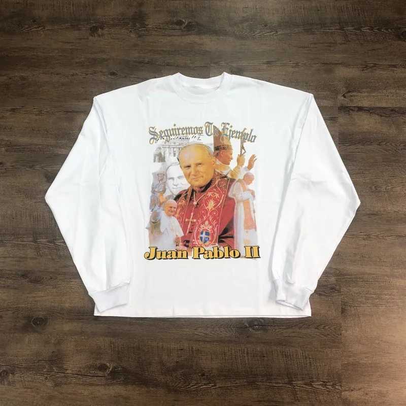 SAINT OF MICHAEL SEASON9 Fashion Best Quality Casual Loose Oversized Long Sleeve T-Shirts 100% Cotton Mens T-Shirt X250802