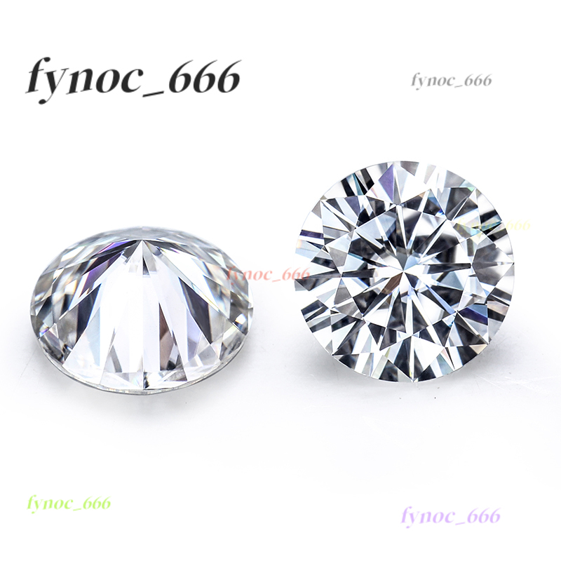 DE Moissanite Diamond Round Cut 6.5mm 1ct Loose Moissanite VVS1 Gemstones for Ring