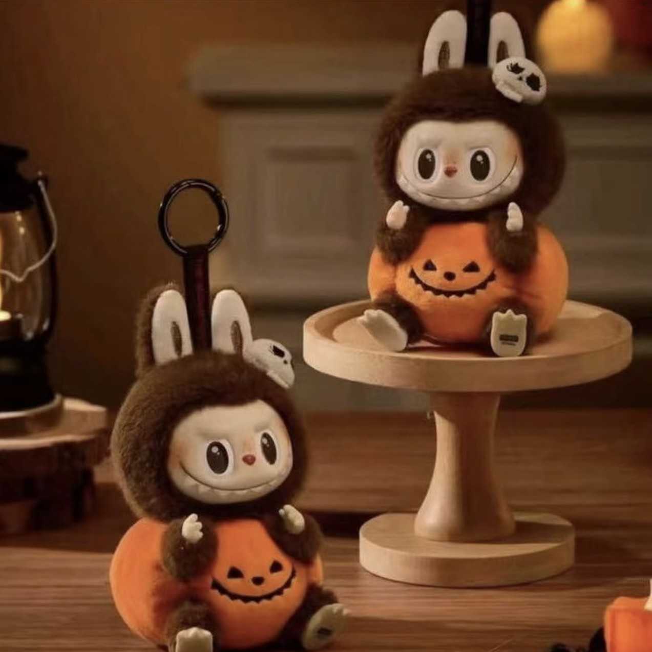 Quick start Halloween Vinyl Pumpkin Monster Plush Doll Pendant L250821