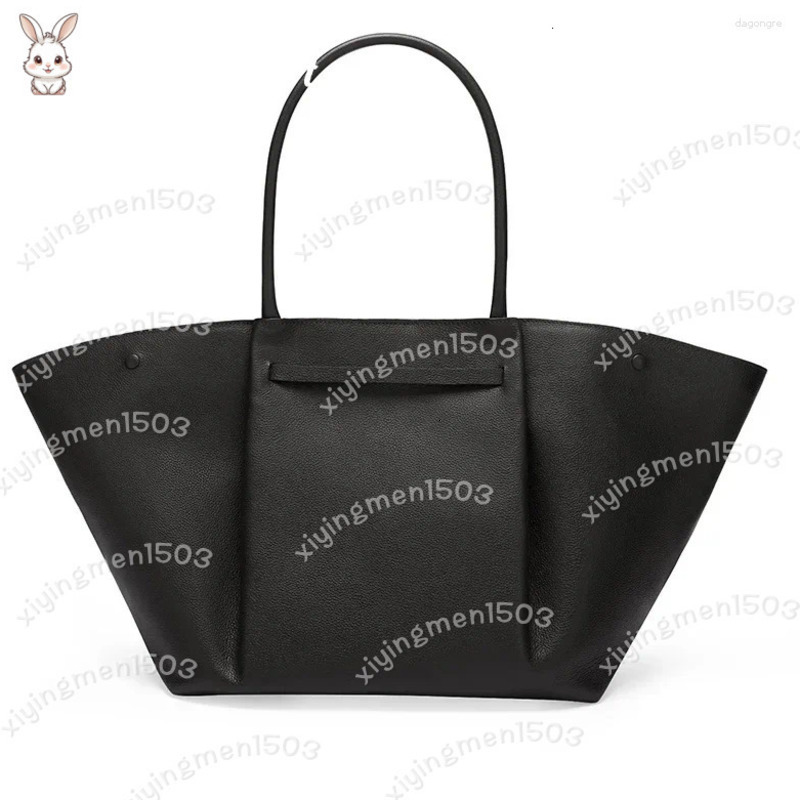 Totes Womens Handbag Pure Color High-end Leather Large Capacity Shopping Bag Fashion Luxury Niche Brand Design Ladies Shoulder