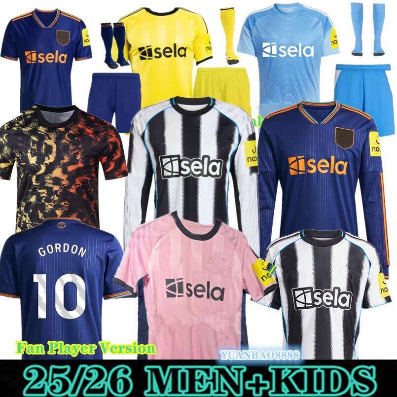 24 25 26 NewCaslte Tonali home Soccer Jerseys third away BRUNO G. JOELINTON ISAK 2025 2026 NUFC United home away MAXIMIN ALMIRON Football Shirt Mens Kids kit 16-4XL