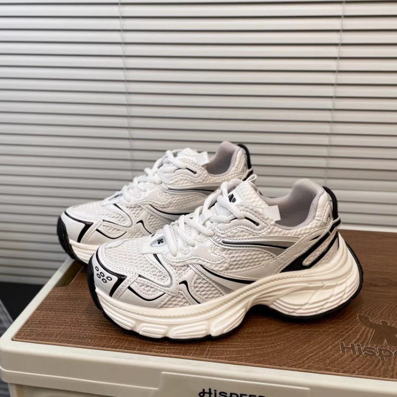 free shipping for designer Running Shoes Mesh dad shoes for women thick-soled height-increasing breathable versatile casual