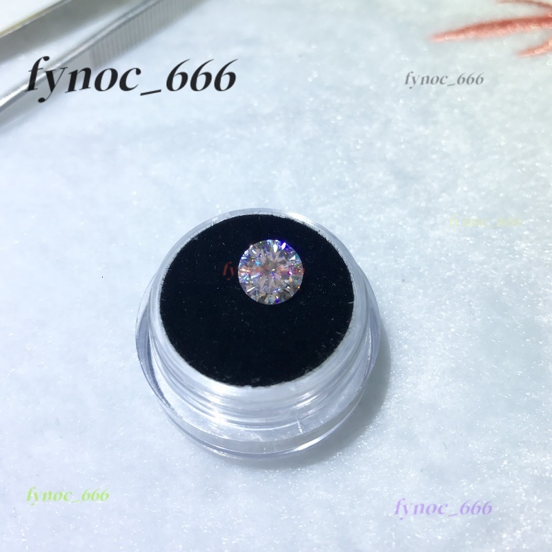 Lab Created Moissanite Diamond 1-3mm Pure White EF VVS Heart and Arrow Round Cut Loose Moissanite Gemstone
