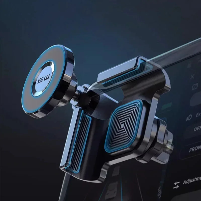 Magnetic Car Phone Holder for Tesla Model 3/Y/X/S Car Display Screen Side 360 Degree Rotation Car Mount for IPhone 12 13 14 15 250801
