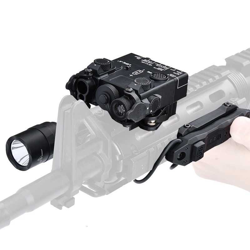 2020 DBAL-A2 Red Green Blue LED White Light Laser Point Indicator M300A M600C Flashlight With Dual Control Pressure Switch Z250802