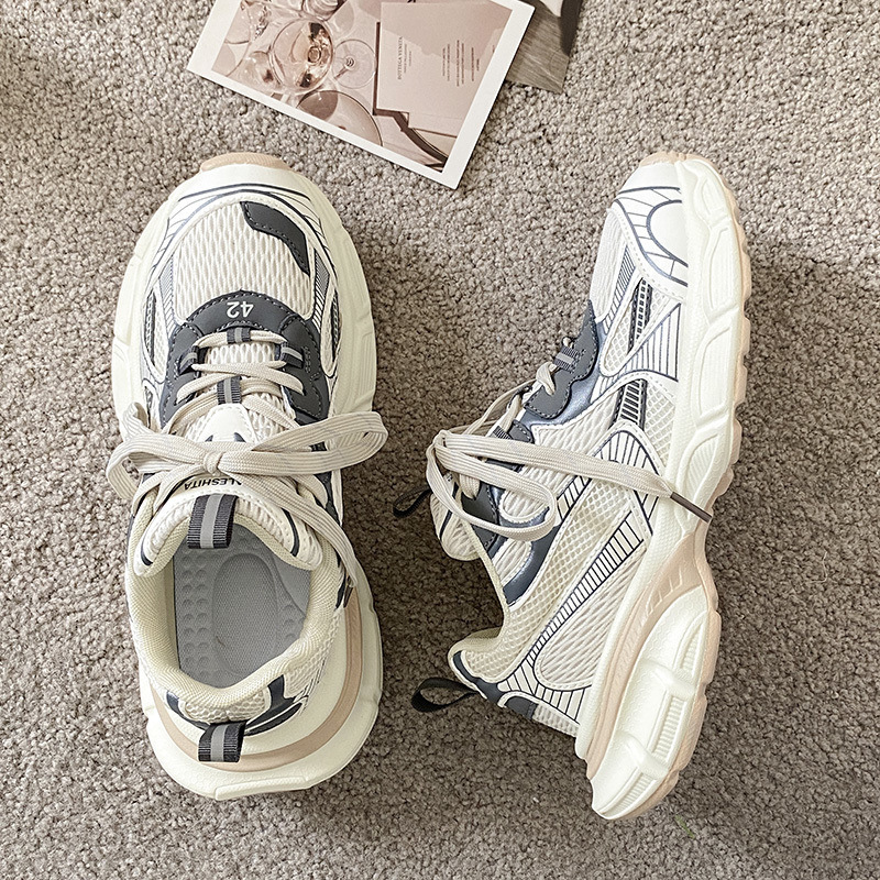 free shipping for designer Running Shoes Thick-soled height-increasing dad shoes high-end couple casual sports shoes