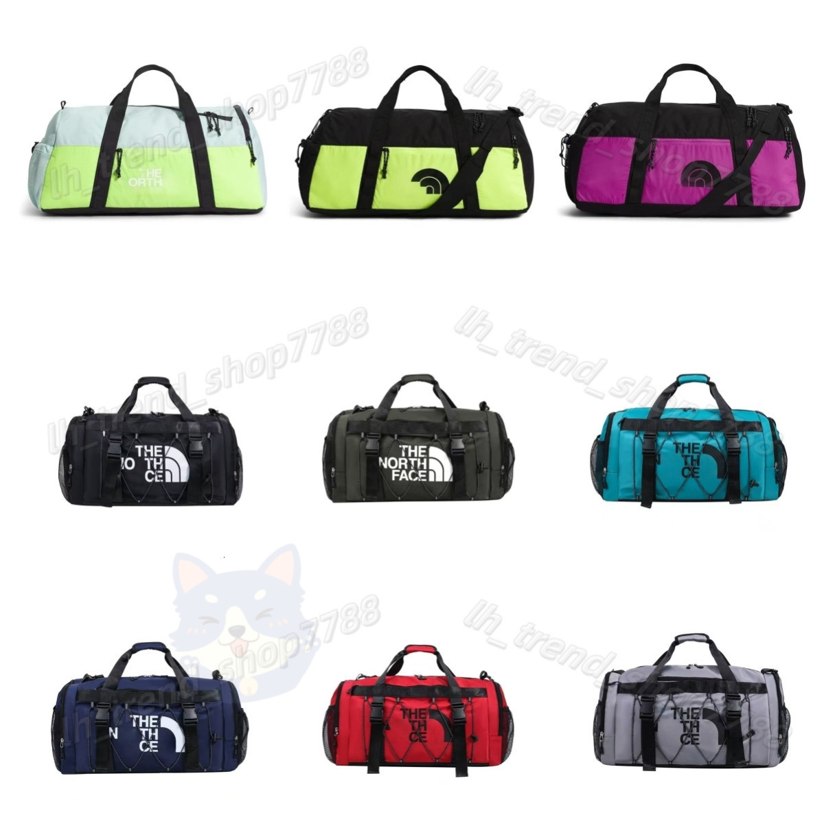new north Travel Bag Large Capacity Multi-color Multi-style Fashion Bag Outdoor Hiking Lightweight Hiking Teenage Sports Bag Fitness Yoga Tote Bag 6b5