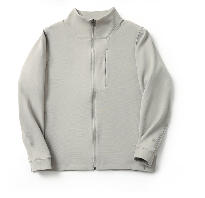 Men's Jacket SoJ Solid Color Men's Outdoor Sports Stand-Up Collar Sports Casual Coat Men YL23152