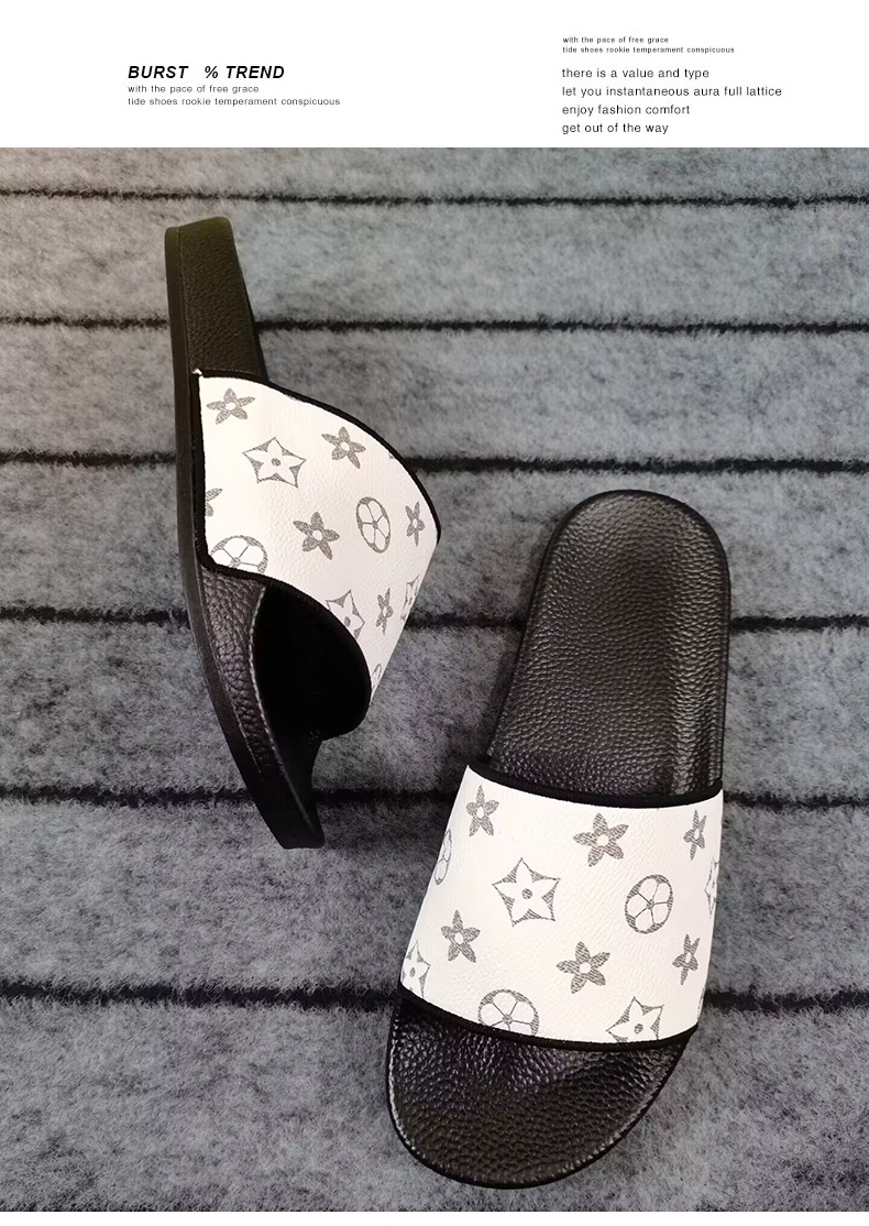 Free shipping new designer Slippers for womans mens sandals lady slider summer fashion Slides men outdoor woman shoes