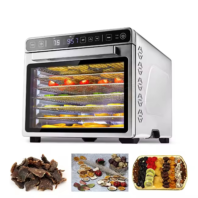 large dehydrator 650W 7 trays up to 75 degree dehydrator for vegetable and fruit food dehydrator temperature control dryer meat small kitchen applianc