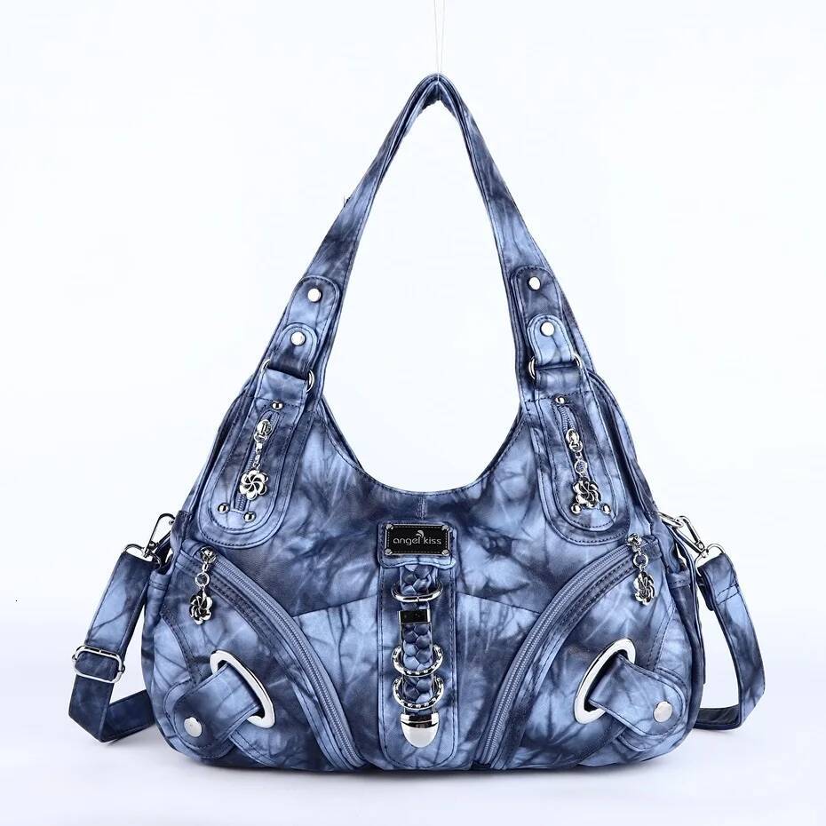 Angel kiss Women Handbags Fashion Shoulder Bag Large Tote Top-handle Shopping Pack Multifunctional Satchel Lady Hobos Purse