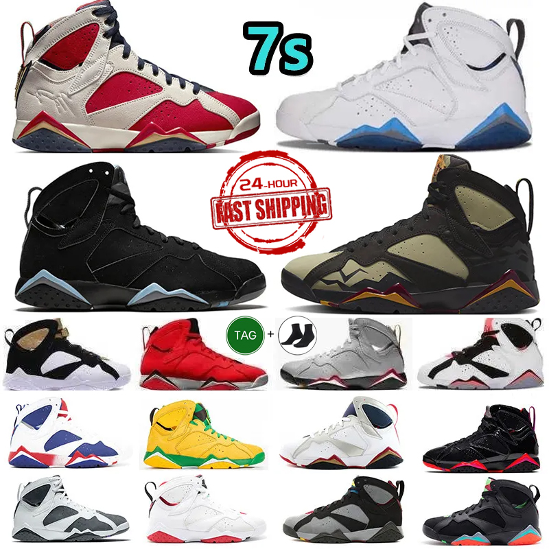 Women Designer 7S Men Basketball Shoes 7 University Blue Hare Raptor Bordeaux Sapphire Flint Paname Citrus Shimmer Greater Mens Sport Trainer Sneakers