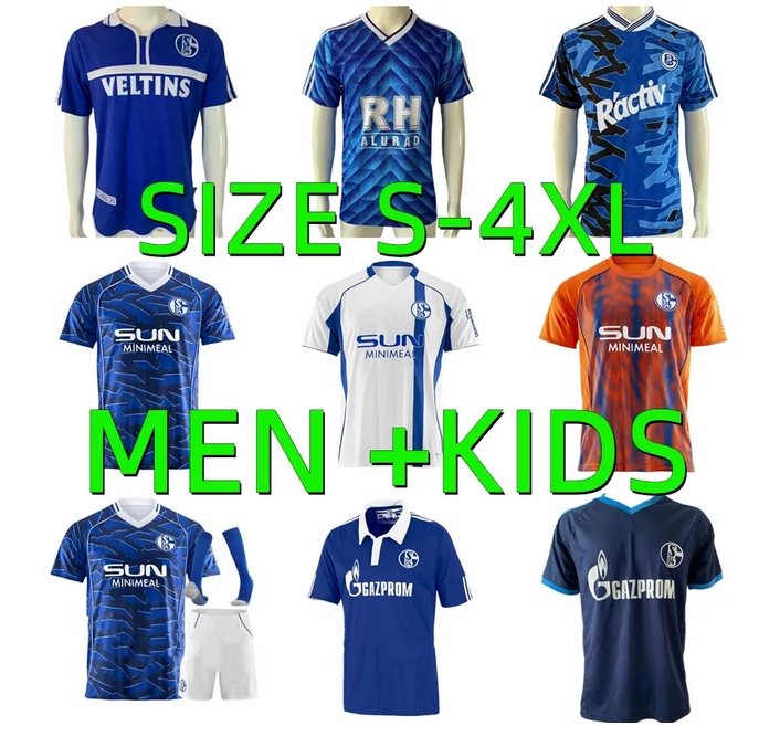 1988 1989 2002 2003 2010 2011 2024 2025 2026 FC Schalke 04 Raul Soccer Jerseys KARAMAN SCHALLENBERG TEMPELMANN MOHR SYLLA YOUNES Uchida 10 11 24 25 26 football shirt