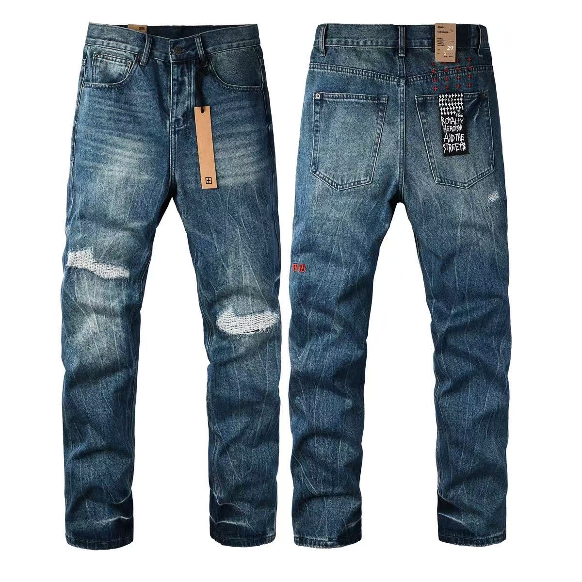 2025 men jean Ksubi jeans designer jeans fashion brand straight leg mens tight jeans broken hole zipper casual pants asian size