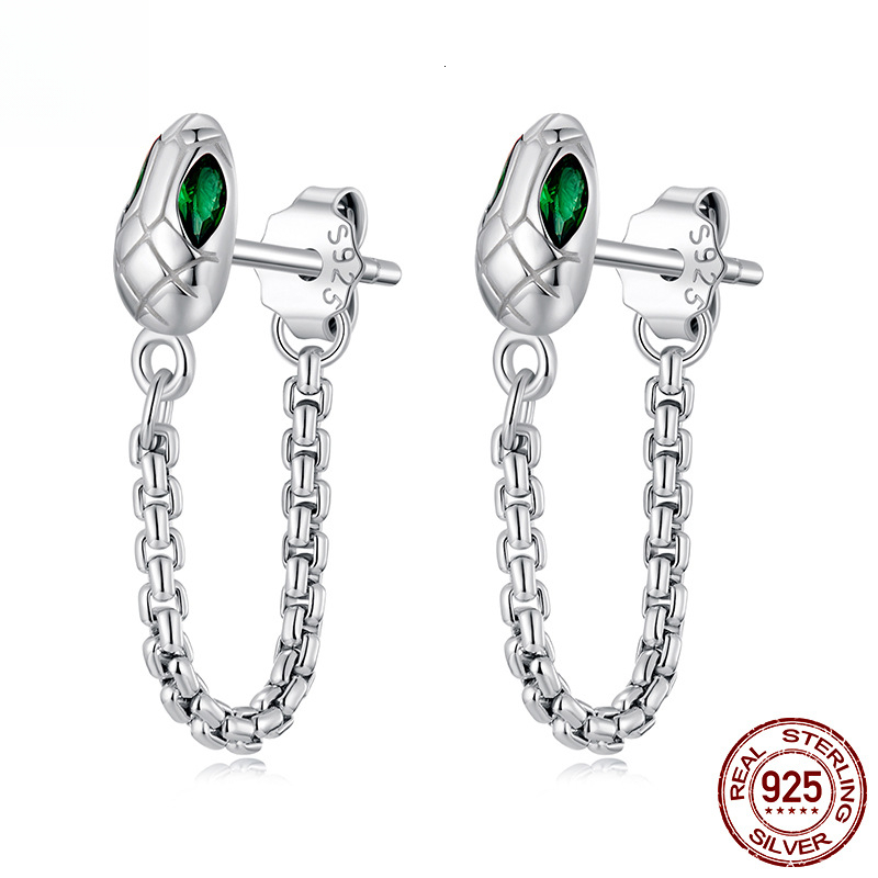2025 New Designer Wedding Ring 925 Silver Retro Personality Zodiac Snake Birth Year Simple High-end Jewelry Set