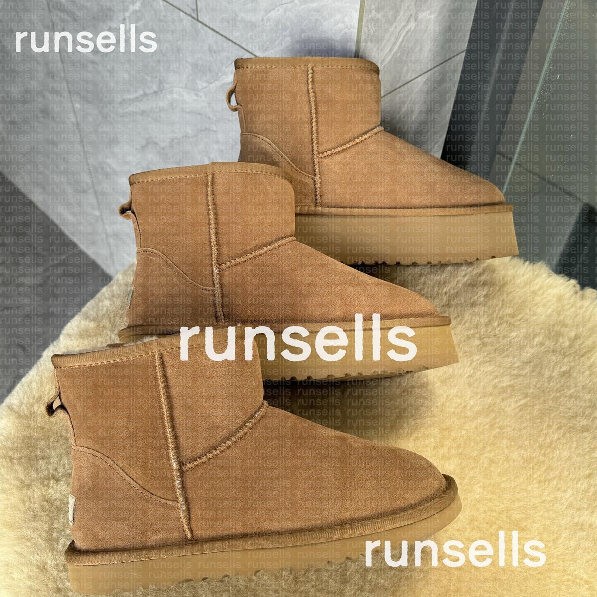 Women Classic Ultra Mini New Heights Platform Boot Platform Height Winter Fall Snow Designer Fur Boots Slippers Ankle Sherpa Sweater