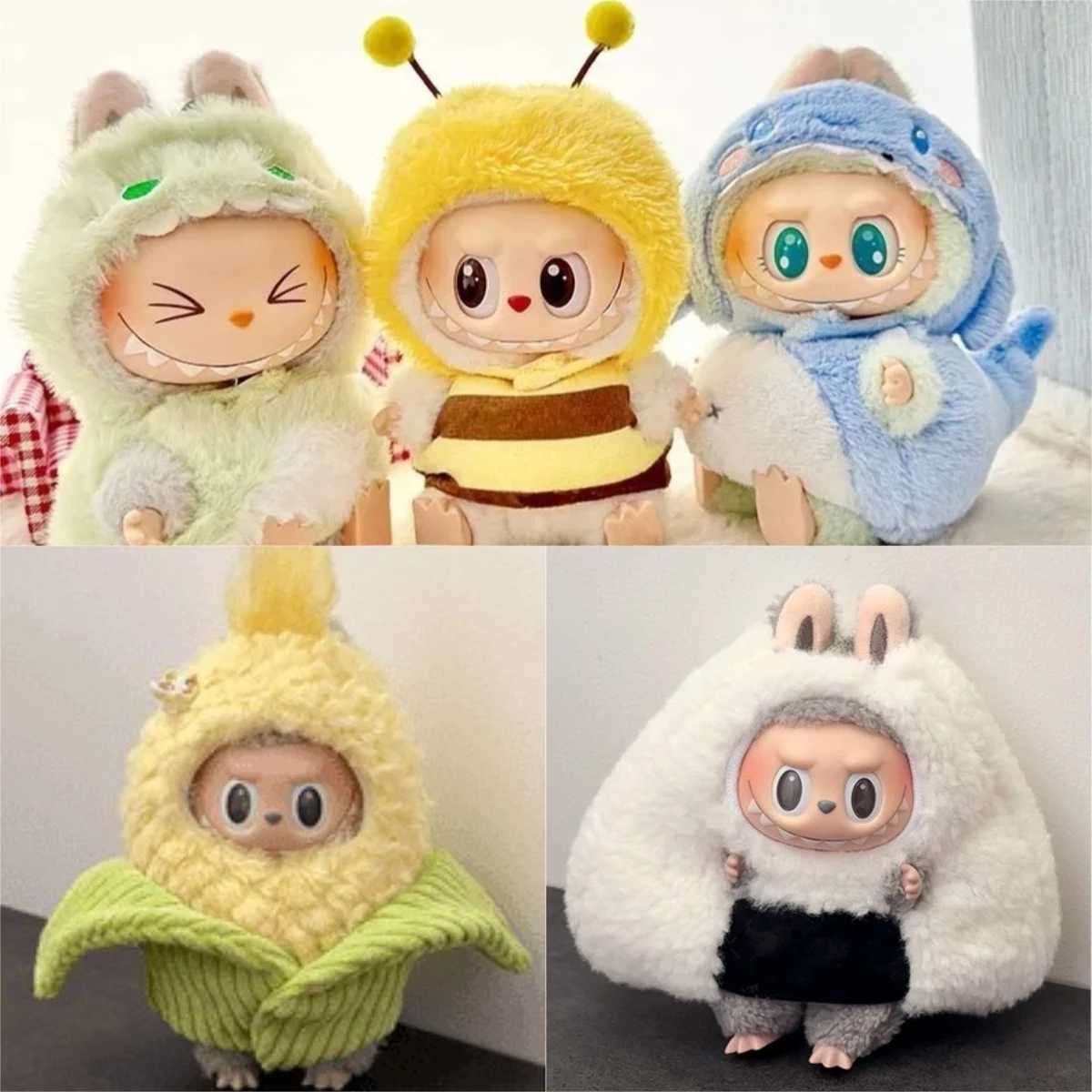 For Labubu V1 V2 V3 Generation Mermaid Rice Ball Clothes For Labubu V3 V2 V1 Doll Clothes Outfit Accessories XJ250802