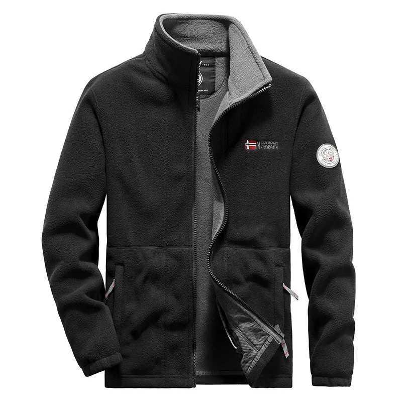 Outdoors Winter Polar Fleece Jacket Men Thermal Fleece Tactical Sports Coat Military Softshell Hiking Outdoor Army Jackets Z250802
