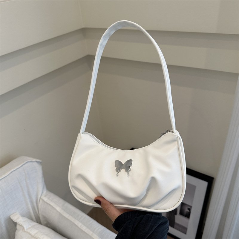 Summer new women s handbag butterfly fold niche design fashionable women s shoulder bag new hand armpit bag women s crossbody bag new designer bag